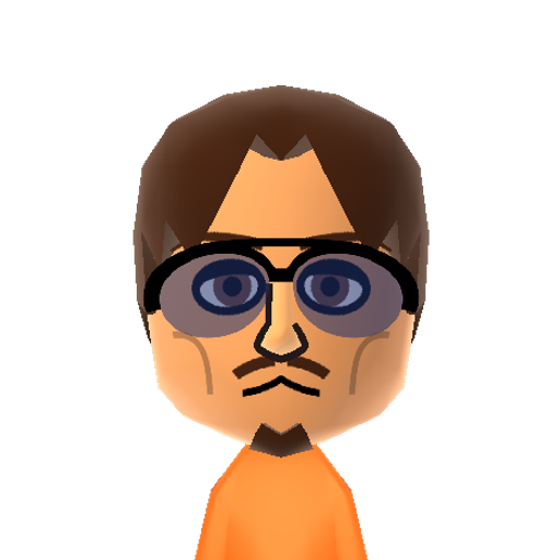 JohnnyDepp Mii character: Character actor best known for films such as "Edward Scissorhands", "Pirates of the Caribbean", "Charlie and the Chocolate Factory", and "Alice in Wonderland".