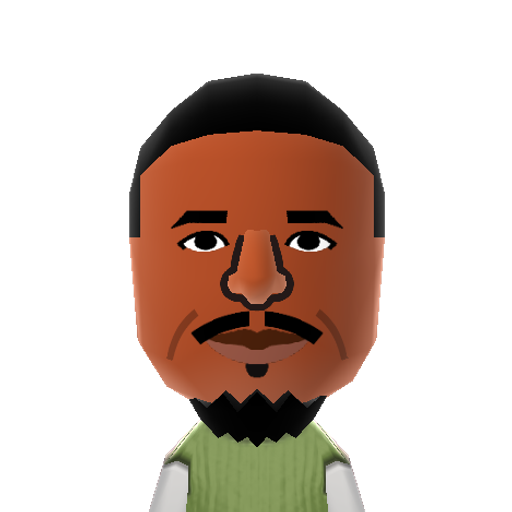 David A.G. Mii character: Actor Comedian from the Comedy skit show In Living Colors from the 90's