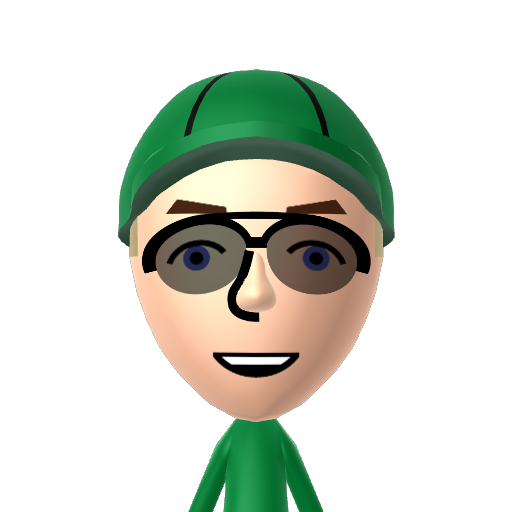 Brandon Mii character: from My Wii U Friend List (July 2017) [@AwesomeGamerland]