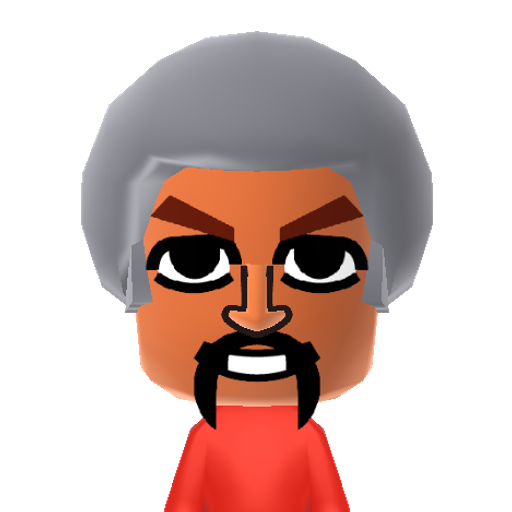 Alfonso Mii character: A Mii from Wii Sports On Steroids, a mod for WIi Sports
