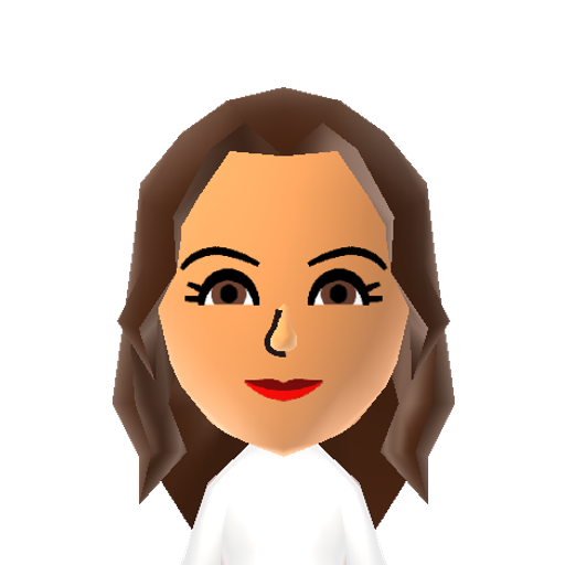 Ailey Mii character: A Mii from Wii Sports Resort: Meme Squad, a mod for Wii Sports Resort