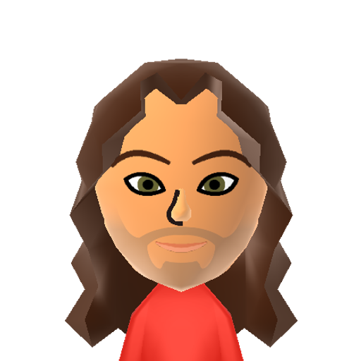Conchita W Mii character: The winner of the Eurovision song contest 2014!