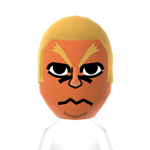 イラーサン Mii character: A Mii created by Smashed Tomatoes for Big Dachi Collection