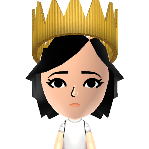 Smol AsBb Mii character: This Mii is a resident on OhhMyKawaii's island