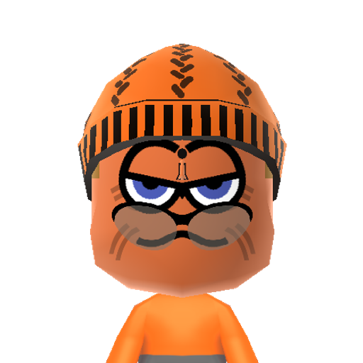 Garfield Mii character: These are extracted and derived from the Mii Central Miis from the 3DS Miitopia.