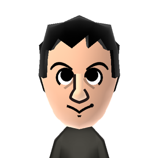 Groucho Mii character: Groucho Marx is probably the most well known of the Marx Brothers, famous for his sharp wit. This is a version of Groucho without his iconic greasepaint moustache and eyebrows.