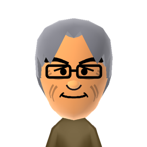 Kentaro Mii character: A Mii from Wii Sports Club Resort, a mod for Wii Sports Resort.