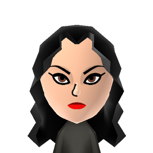 Bellatrix Mii character: These are extracted and derived from the Mii Central Miis from the 3DS Miitopia.