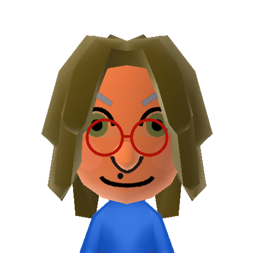 quirkyMe Mii character: A "quirky" Mii made by DeepSeek