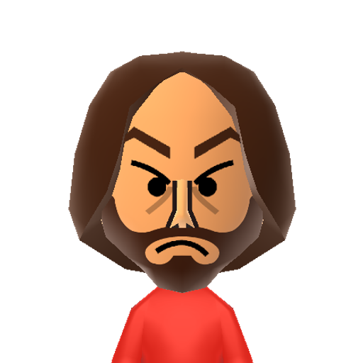 NINTENDO Mii character: This is one of the 101 Miis who would appear in the WaraWara Plaza if the Wii U is not connected to the internet, Since Miiverse was discontinued on 2017, that is always going to happen unless they use a unofficial Miiverse revival.