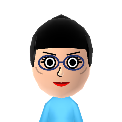 Ichika Mii character: A Mii from Wii Sports Resort: Meme Squad, a mod for Wii Sports Resort