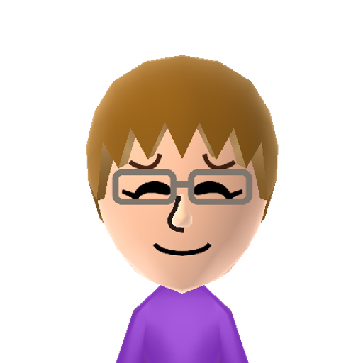 EnderBlaze Mii character: A Mii from Jackson's WSR Mod, a mod for Wii Sports Resort.