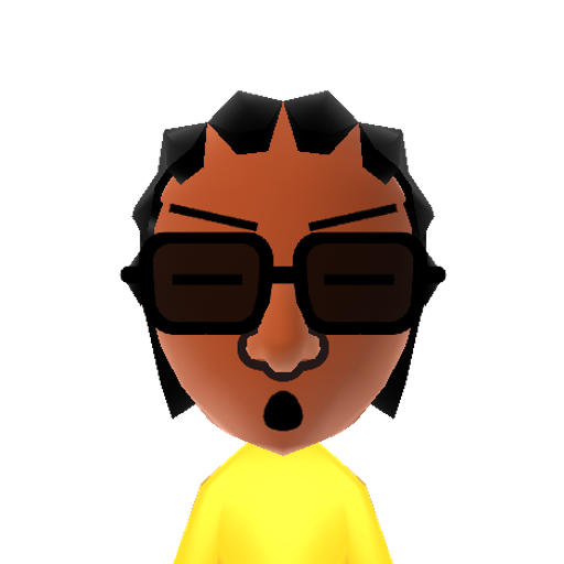 Baha Man 2 Mii character: One the the 3 Baha Men from the original song "Who Let The Dogs Out".
