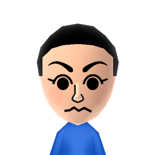 Denis Mii character: Custom Mii character for Wii Sports Archipelago, a mod for Wii Sports Resort