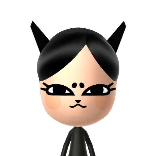 Kitty Mii character: These are extracted and derived from the Mii Central Miis from the 3DS Miitopia.