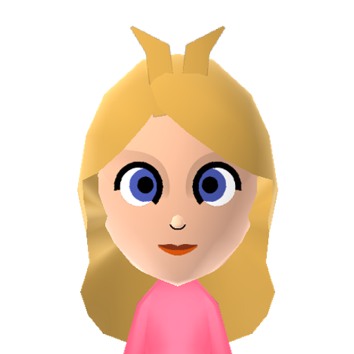 Peach Mii character preview