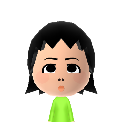Cammie Mii character: A Mii found in unused WaraWara files