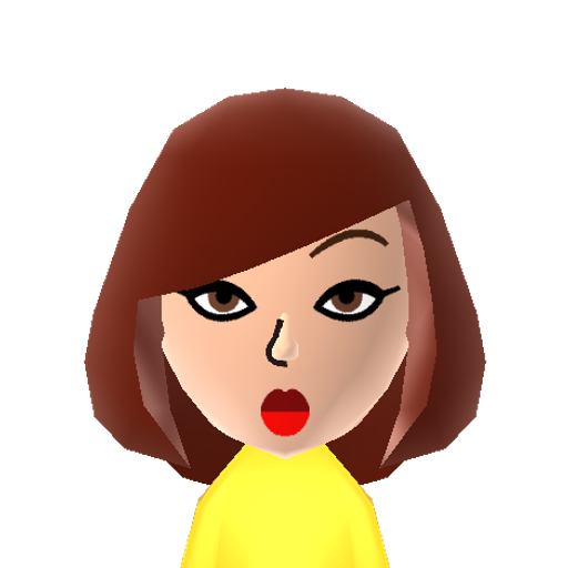 AprilOneil Mii character: News reporter and friend of the turtles from the 1980's - 1990's Teenage Mutant Ninja Turtles cartoon.