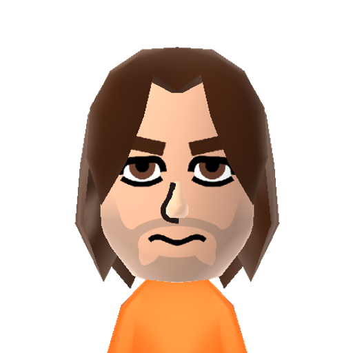 Arin H. Mii character: Also known as Egoraptor, Arin is part of the YouTube channel "Game Grumps" alongside Danny and previously JonTron.