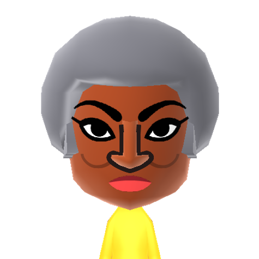 NanaDawson Mii character: Micah Sanders' Great Aunt who cares for him in season 2 of "Heroes". Played by Nichelle Nichols.
