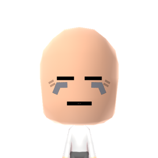 Ghast Mii character: Hostile mob from Minecraft in Mii form.