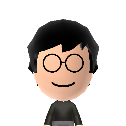 HarryPP Mii character: The slightly mad puppet from the popular Youtube video series Potter Puppet Pals.