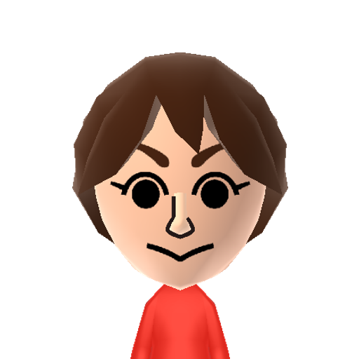 Mii77 Mii character: A Mii found in unused WaraWara files