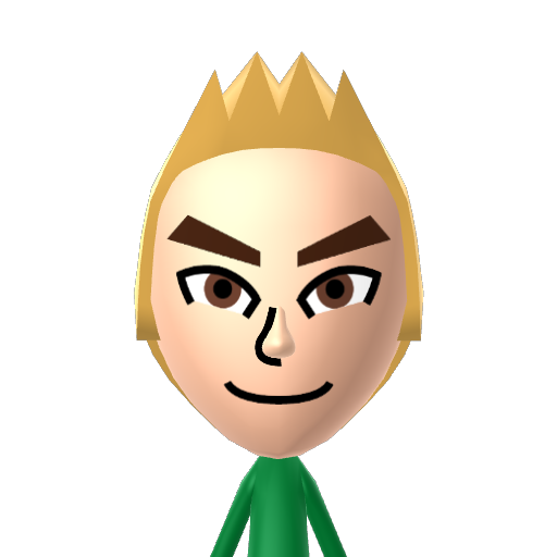 ? Mii character: A Mii uploaded to Check Mii Out Channel (WiiLInk)