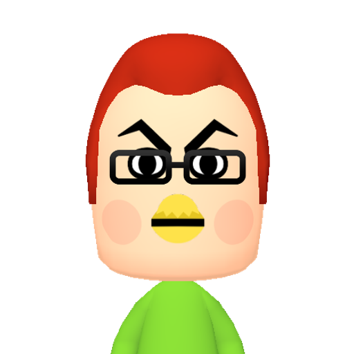 Hector Mii character preview
