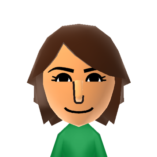 おおくら　ただよし Mii character: Tadayoshi Ōkura, a band member of the Japanese boy-band Kanjani Eight.