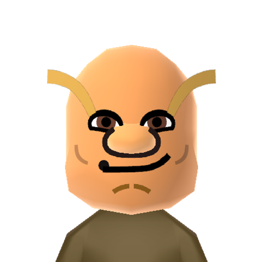 Shrek Mii character preview