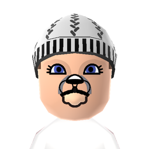 Polar Bear Mii character: Large white bear from the North Pole. You may recognize him from a Coke commercial or two.
