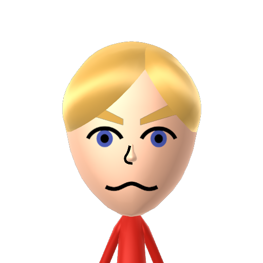 Ben Mii character: A Mii from Wii Sports Resort : Storm Island