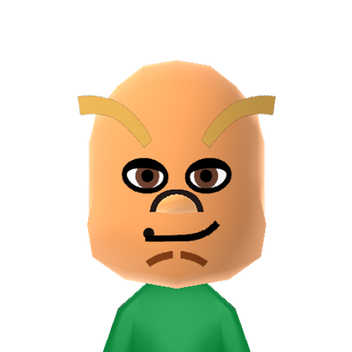 Shrek Mii character: The animated ogre from Pixar's "Shrek" movies. Voiced by Mike Myers.