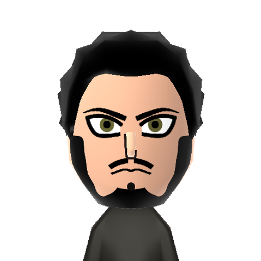 Mihawk Mii character: One of the Seven Warlords of the Sea in the anime/manga "One Piece". He is known as the greatest swordsman in the world.