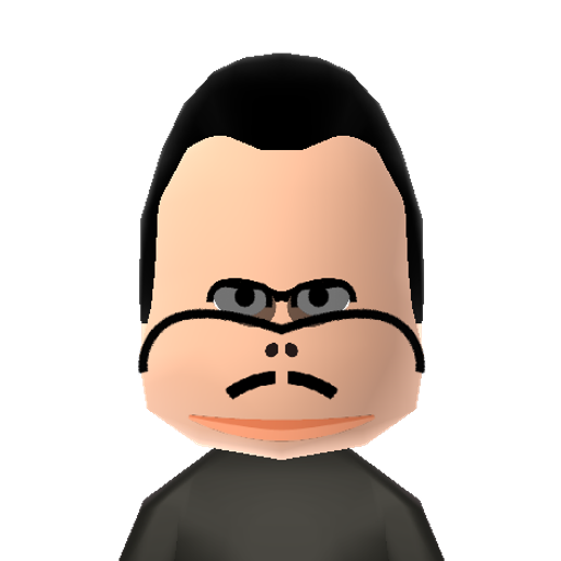 Leo Luster Mii character: Bluster Kong's dashing alter ego from the Donkey Kong Country television series.