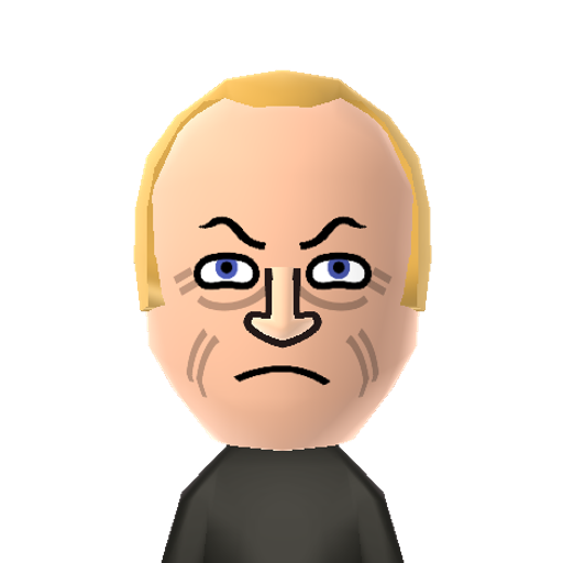 Steranko Mii character: The Russian arms dealer, antique collector and a supposed old friend of The Shredder's with a diamond right eye from TMNT 2012. Voiced by Fred Tatasciore.