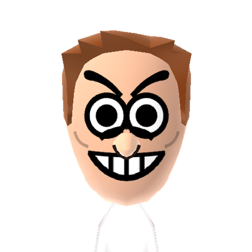 Heinz Doof Mii character: The hilariously evil villain from "Phineas and Ferb". His nemesis is Perry the Platypus.