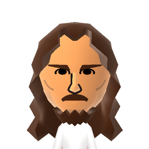 Jesus Mii character preview