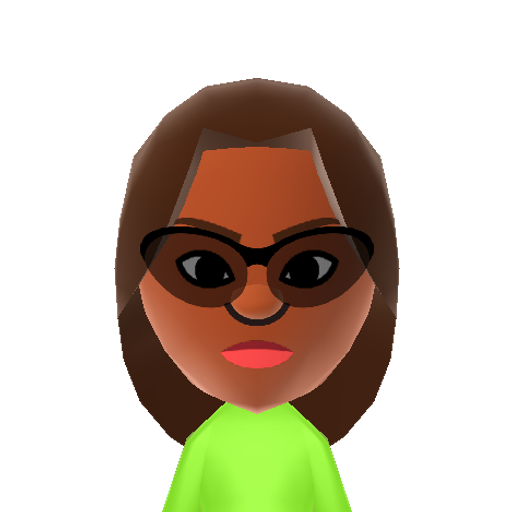 Filippa Mii character: A MIi from Wii Sports: Unlimited City, a mod for Wii Sports