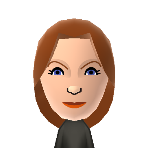 Julieanne  Mii character: Actress from movies such as "Boogie Nights", "Nine Months", "Hannibal", "The Big Lebowski", etc.