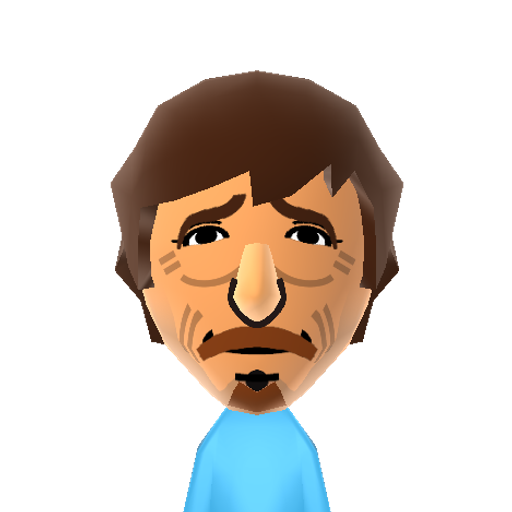 JohnHawkes Mii character: Actor known for his roles in movies such as "Winter's Bone", "Martha Marcy May Marlene" and "The Sessions". Also for the TV series "Deadwood" and "Eastbound and Down".