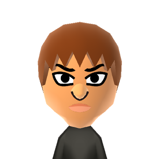 Tsukasa Mii character: Tsukasa Kadoya from Kamen Rider Decade. (Source: https://www.tumblr.com/mii-gallery/136070012443)