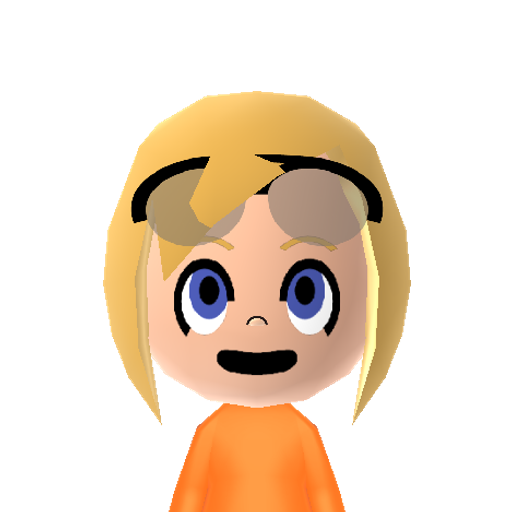 Coraline Mii character: Your fishing buddy from the Streetpass Mii Plaza game "Ultimate Angler" ("Streetpass Fishing" in Europe).