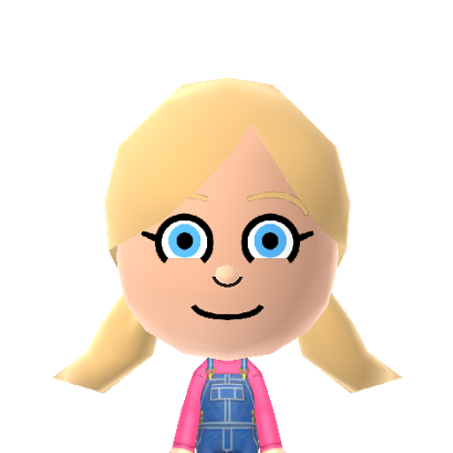 Hannah Mii character preview
