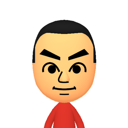 釅鑽鑾鑼鱷鱸黷豔鑿鸚 Mii character: This Mii is from the Switch SDK as a SampleDB Mii.