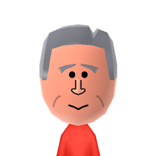 W Mii character: The 43rd President of the United States of America.