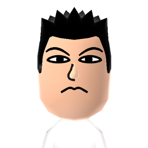 Sam Stone Mii character: Sam "Serious" Stone from "Serious Sam" games, as he looks in "Serious Sam 2".