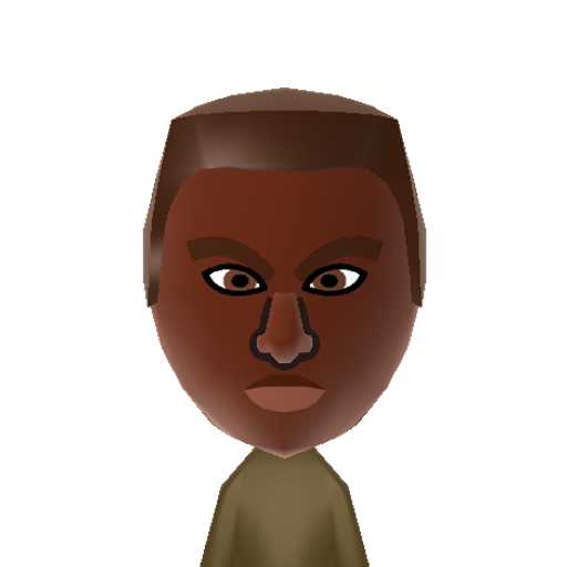 Thresh Mii character: From "The Hunger Games", he's the male tribute from District 11. He is played by Dayo Okeniyi.