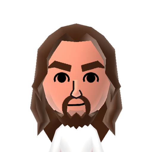 Jesus Mii character preview